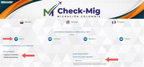 Check-Mig: Llenar el pre-registro migratorio Colombia 2026