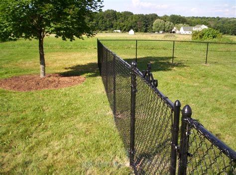 Black Chain Link Fence Vs Aluminum at Irene Rayburn blog