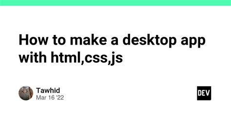 Make a Desktop App with JavaScript 的图像结果