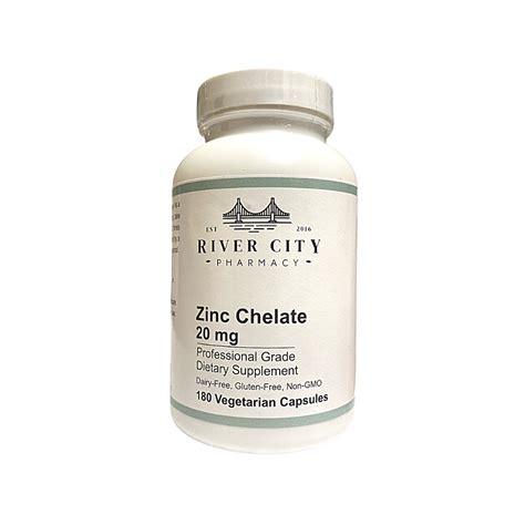 Zinc Chelate 20 mg – River City Pharmacy