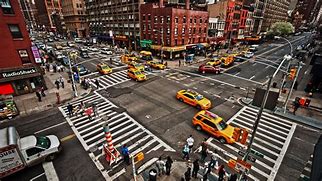 Image result for Intersection with Traffic Lights