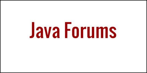 Image result for Java Programming Forum