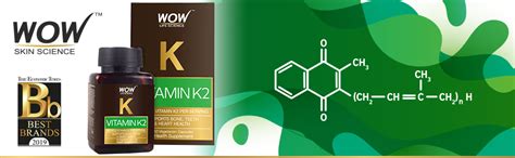 WOW Life Science Vitamin K2 55mcg - 60 Vegetarian Capsules : Amazon.in ...
