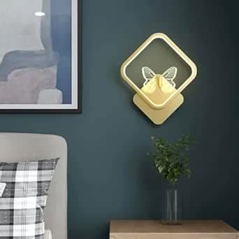 STODE® Modern Gold Wall Lamp - Designer Bedroom Light with 3-Color ...