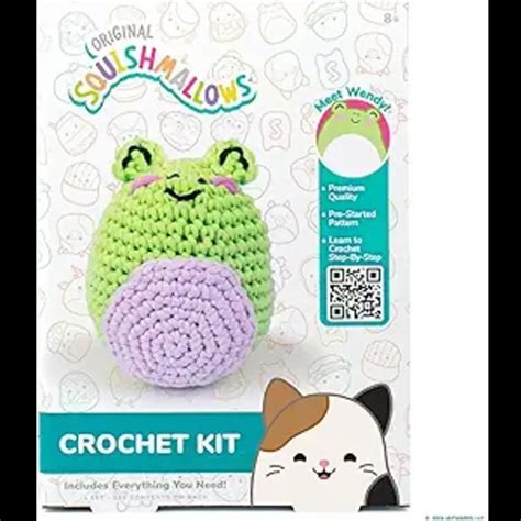 Squishmallow Crochet Kit Wendy Frog - BrainyZoo Toys