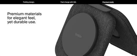 Belkin Magsafe Charger Compatible 2-in-1 Magnetic Charging Travel Pad ...