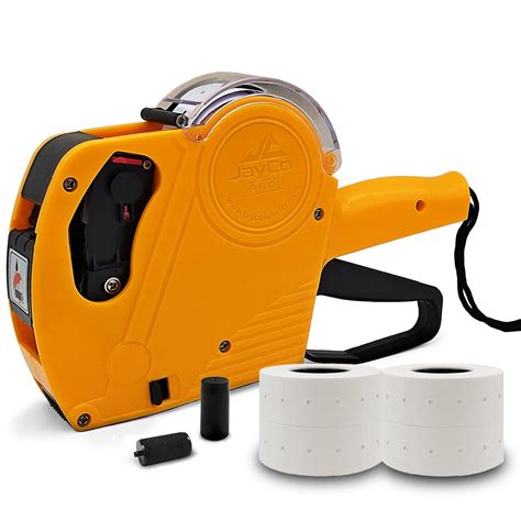 Buy JayCo Pro 1 Line 8 Digits Price Tag Kit - Includes 4,500 White ...