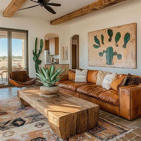 Pin by Marjolaine Hintz on Boho living room in 2025 | Southwestern home ...