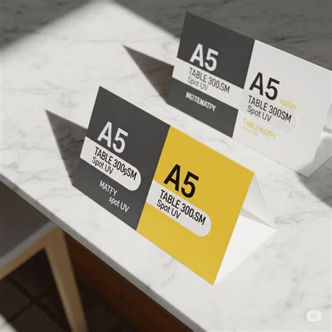 PROMO-001 - Custom Table Tents - Creative Link Dubai