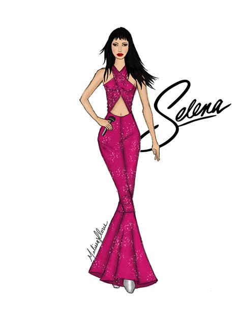 Selena Quintanilla Fashion Illustration by Melissafloresdesigns.com ...