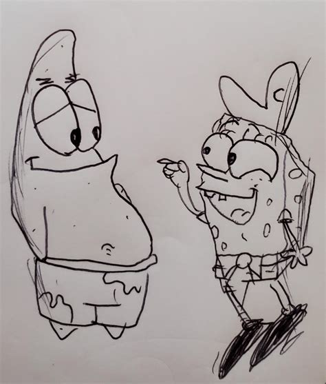 Image result for Spongebob and Patrick Drawing Tutorial