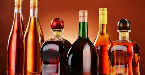 Different Kinds of Alcoholic Beverages Chart 18"x28" (45cm/70cm) Canvas Print