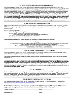 Fillable Online Football Equipment Release Form Fax Email Print - pdfFiller