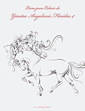Buy Livro Para Colorir De Garotas Angelicais Floridas Book Online at ...