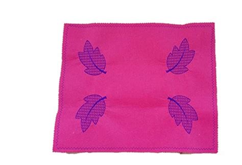 Buy Rachita Crafts Embroidered Felt Pink Table Mats - 6 pieces Online ...