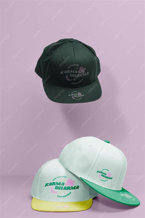 Premium PSD | Cap peak mockup design