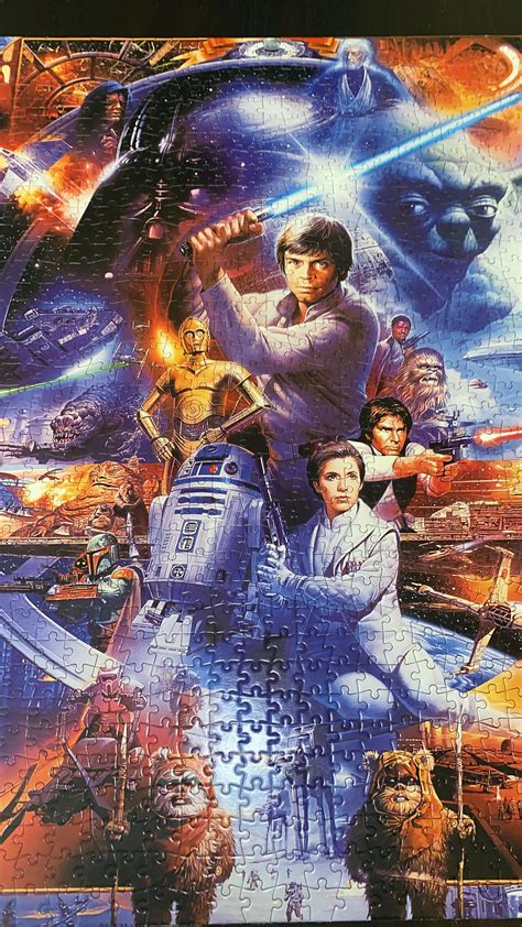My Star Wars puzzle : r/Jigsawpuzzles