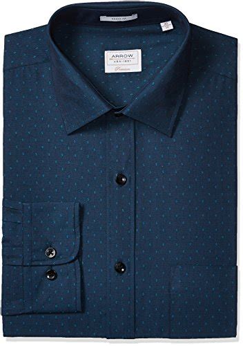 Buy Arrow Men's Formal Shirt (8907259846354_ASRF0240_46_Dark Green) at ...