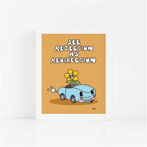 Rejection is Redirection Print – Sid The Visual Kid