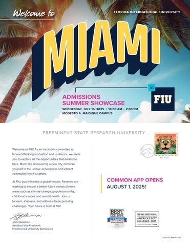 FIU Summer Showcase 2025 MMC Program July16