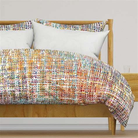 Bohemian Duvet Cover, Colorful Duvet Cover, Large Print, Farmhouse ...