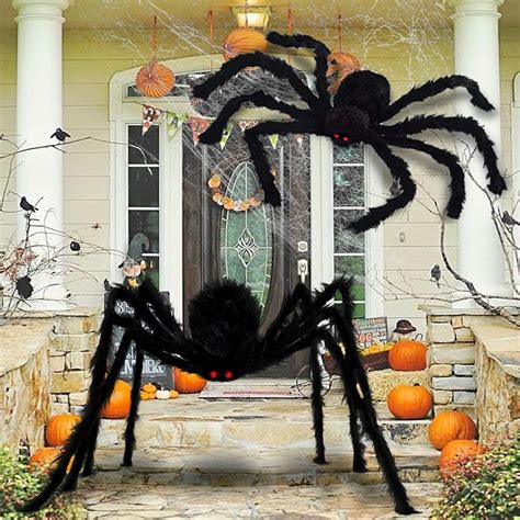 Amazon.com : 6.6FT Halloween Giant Spider Decorations, Scary Large ...