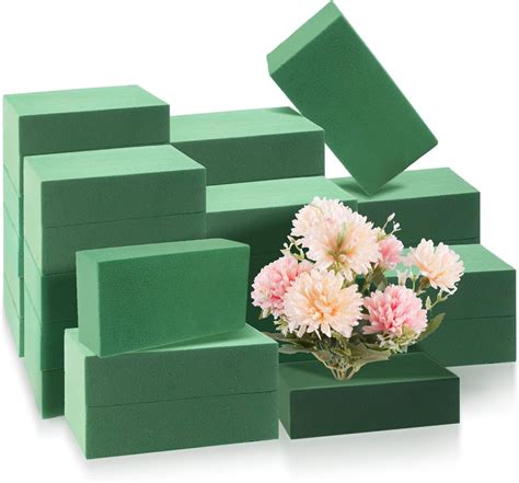 Amazon.com: Prashent 35Pcs Floral Foam Blocks,Green Wet Dry Flower Foam ...