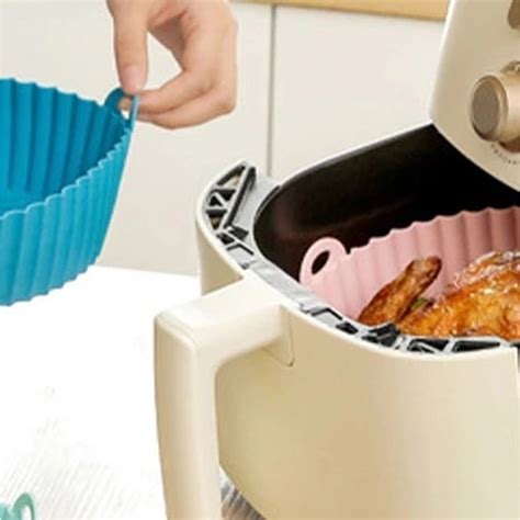 Air Fryer Silicone Pots 7.5" Silicon Air Fryer Liners Reusable Silicone Pot