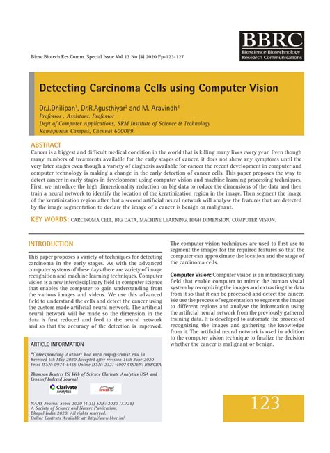 Computer Vision for Tumour 的图像结果