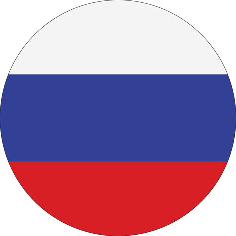 Circle flag of Russia. 11571267 PNG