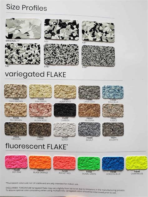 Epoxy Flooring Colors And Style Charts - Choose Your Dream Coating!