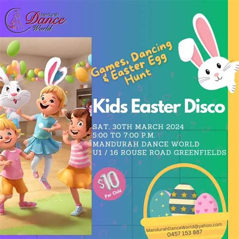 Kids Easter Disco, 1/16 Rouse Rd, Greenfields, Perth, WA, Australia ...