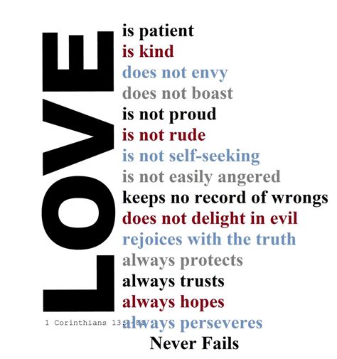 Love Is Patient Bible Verse Printable at Ella Reibey blog