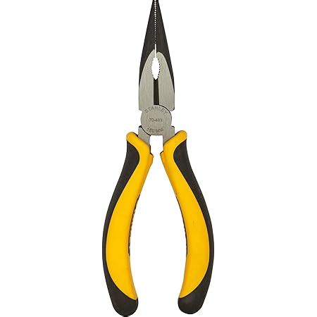 STANLEY STHT84402 6''/152mm Basic Long Nose Plier : Amazon.in: Home ...