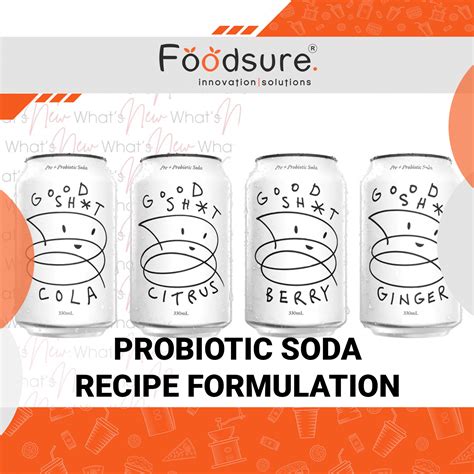 Probiotic Soda Recipe Formulation | Foodsure