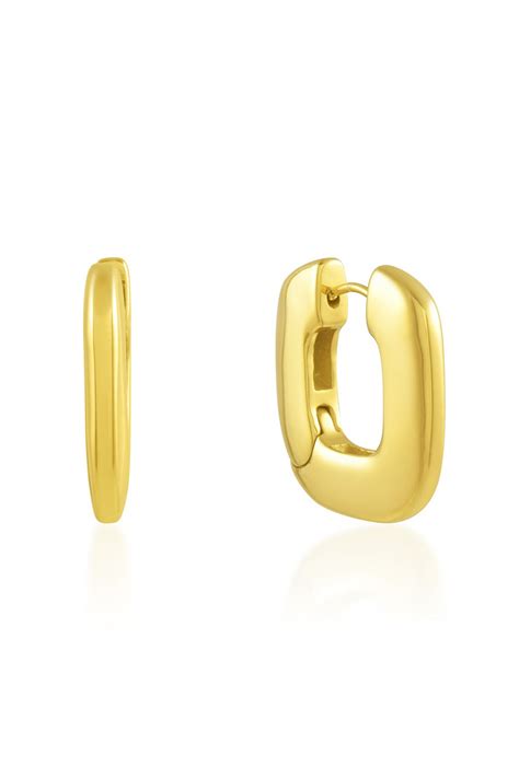 Shop Mini Geometric Ellips Hoops by ARVINO at House of Designers ...