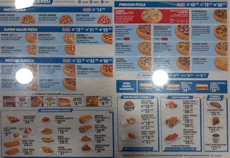 Domino Pizza Menu Quatre Bornes at Erin Torres blog
