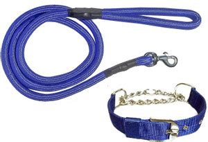 Furious3D High Quality Dog Choke collar and Rope Set for Medium Breed ...