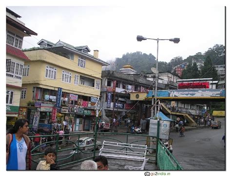 go2india.in : City center Gangtok hill station