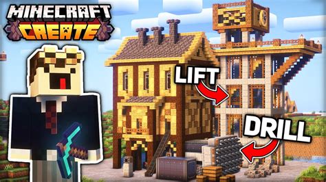 Image result for Minecraft Create Mod Mining Machine