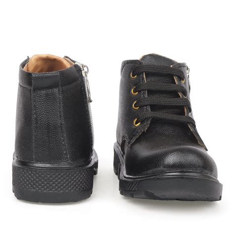 Freeplay Boys Lace-Up Boots with Side Zip