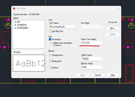 Adjust AutoCAD Text Size 的图像结果