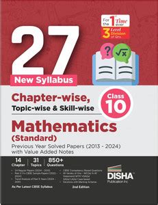 25 Cbse Class 10 Mathematics (Standard) Chapter-Wise, Topic-Wise ...