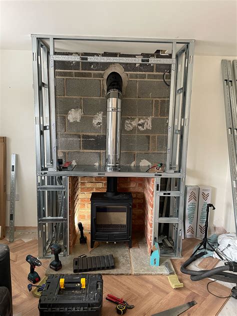 How We Added A Log Burner To Our New Build. ~ Gemma Louise