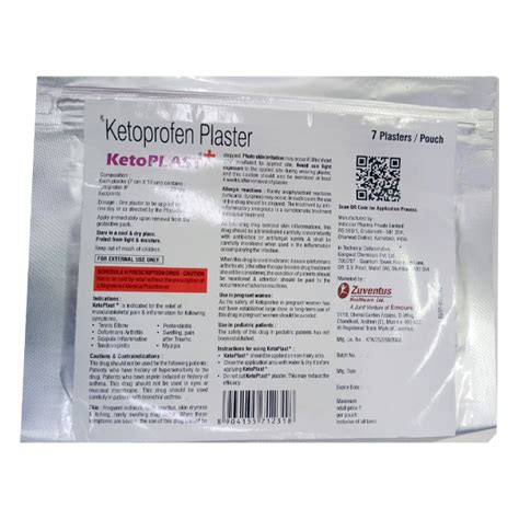 Ketoplast Plaster 7's Price, Uses, Side Effects, Composition - Apollo ...