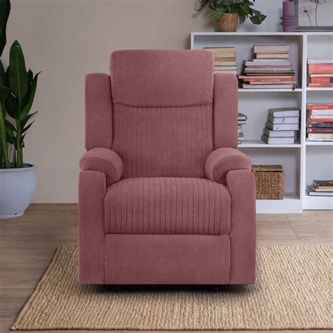 Sleepyhead RX6 - Single Seater Fabric Recliner (Lilly Pink) |3 Modes of ...