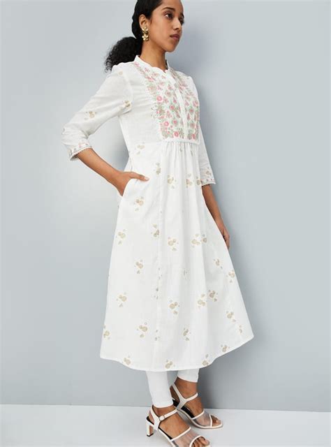 Buy Women Embroidered A-Line Kurta Online at just Rs. 899.0 ...