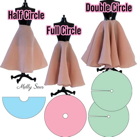 How to Sew a Circle Skirt | Diy circle skirt, Circle skirt pattern, Diy ...