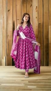 Meetara Creation Floral Print Kurta, Trouser/Pant & Dupatta Set - Buy ...