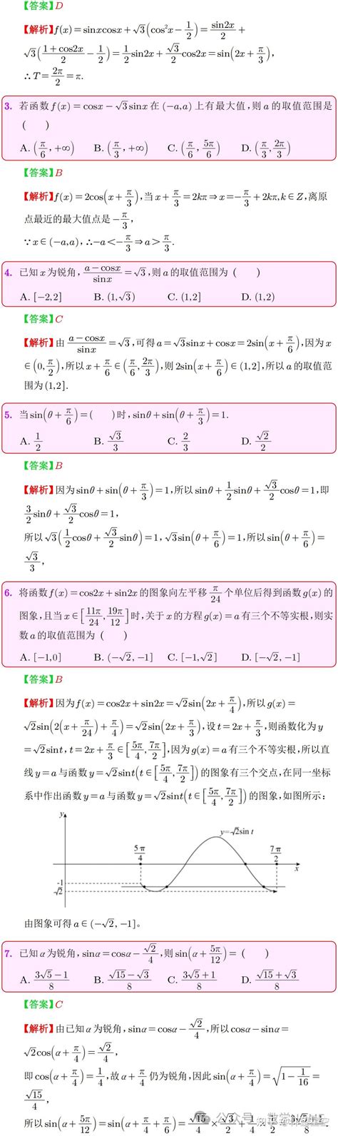 辅助角公式 的图像结果